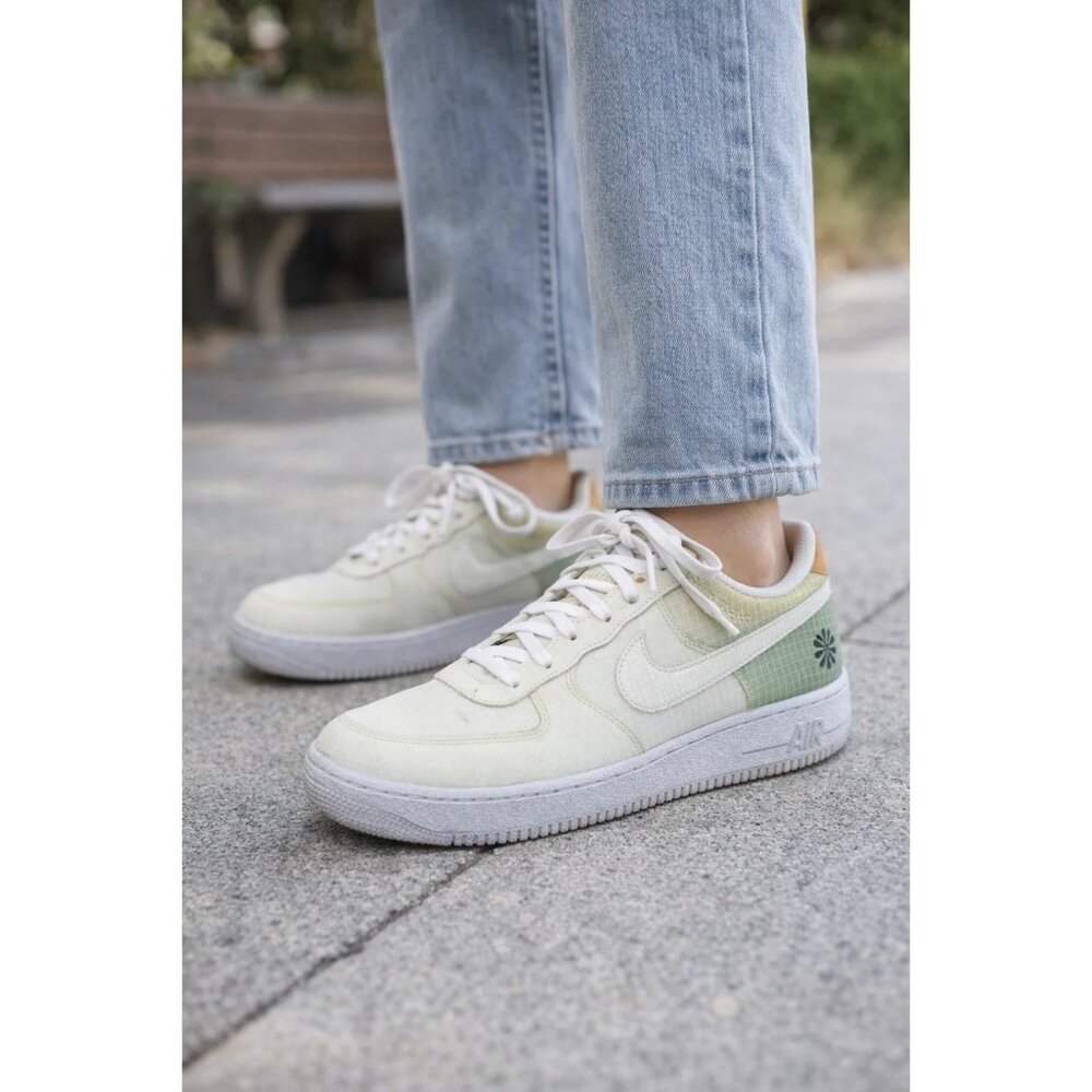 Nike Air Force 1 Crater GS 'Move To Zero - White Orange' DH4339-100 size 6.5Y - Picture 10 of 10